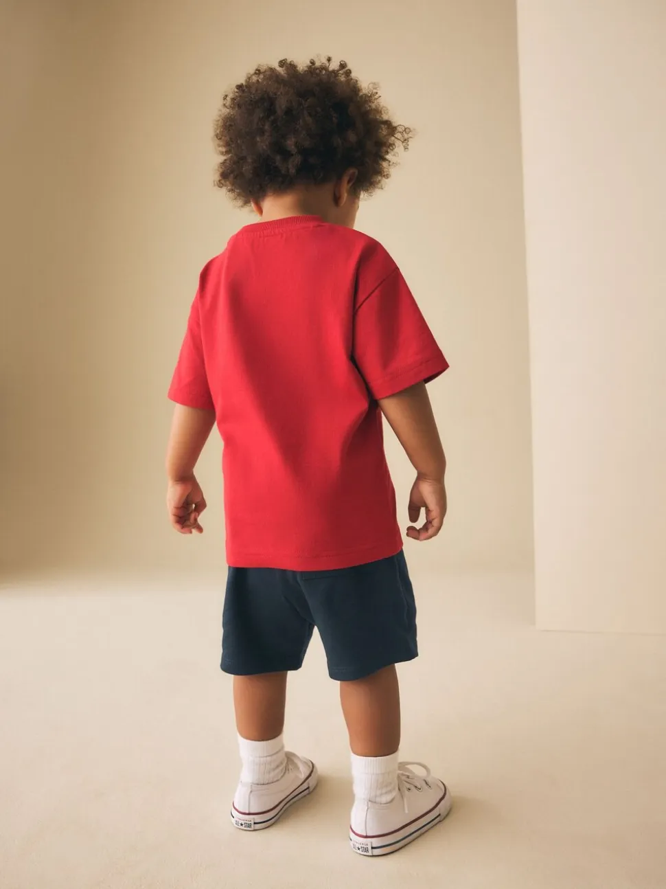 Donkerblauw - Jersey short (3 mnd-7 jr)