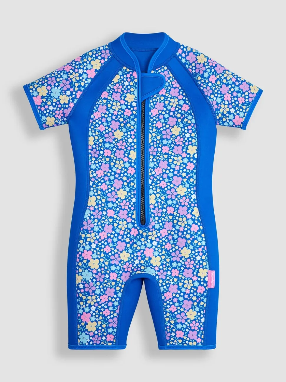 Donkerblauw - JoJo Maman Bébé Floral Print Junior Wetsuit
