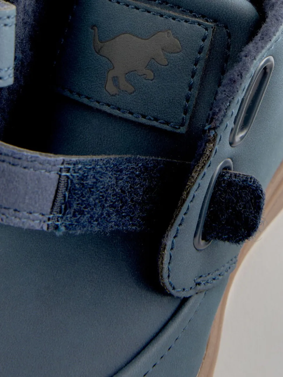 Donkerblauw - Laarsjes met klittenbandsluiting en warme voering