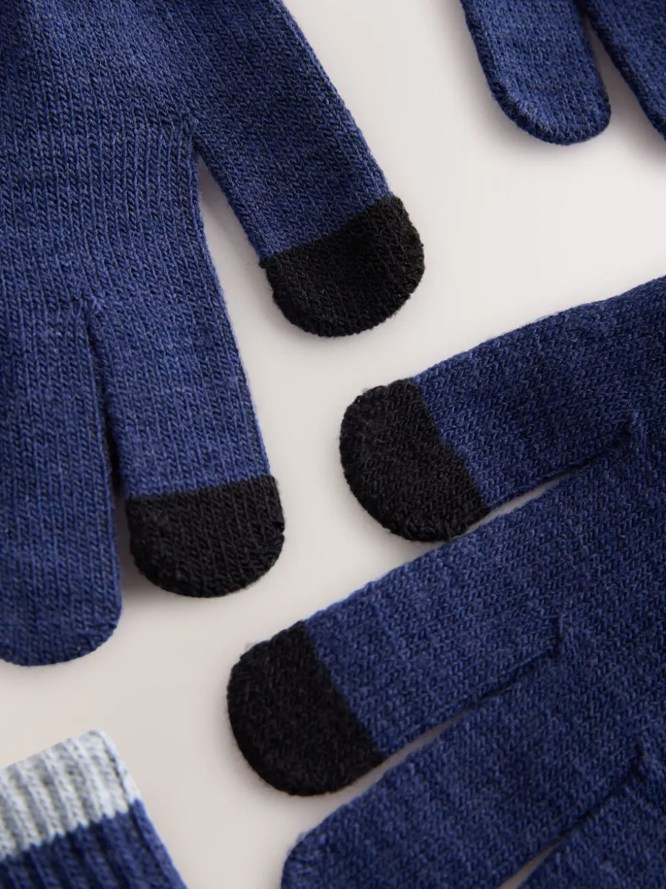 Donkerblauw - Magic handschoenen 3 paar (3-16jr)