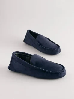 Donkerblauw - Moccasinpantoffels