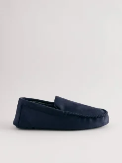 Donkerblauw - Moccasinpantoffels