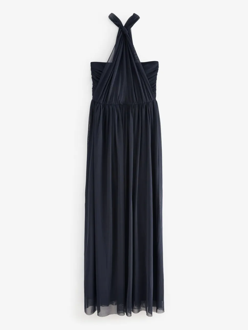 Donkerblauw - Multiway mesh Maxi-jurk voor Bruiloftsgasten