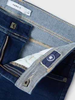 Donkerblauw - Name It slim-fit jeans voor jongens