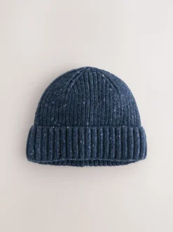 Donkerblauw - Neppy Twist Beanie Hat