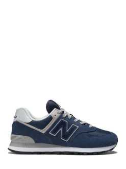 Donkerblauw - New Balance 574 herenslippers