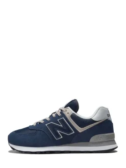 Donkerblauw - New Balance 574 herenslippers