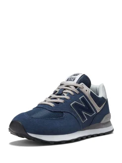 Donkerblauw - New Balance 574 herenslippers
