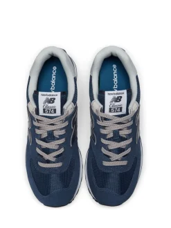 Donkerblauw - New Balance 574 herenslippers