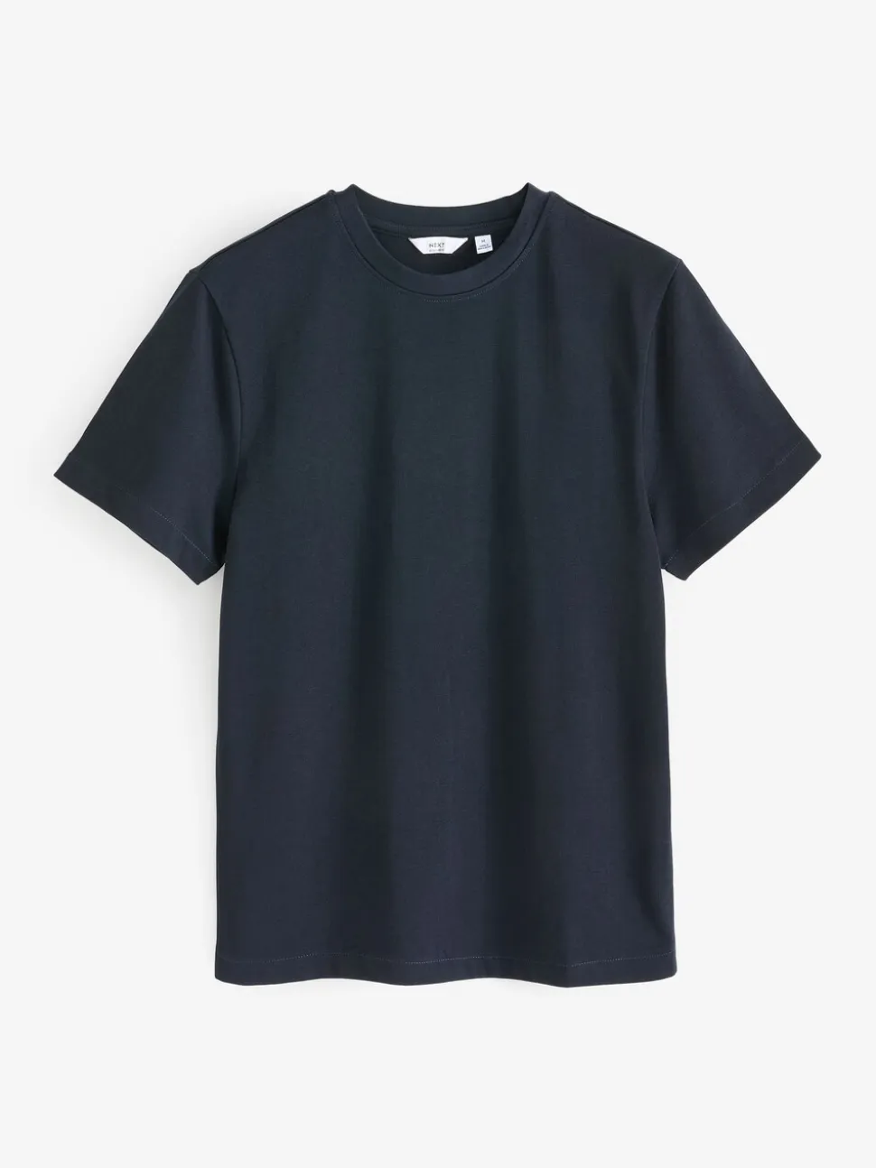 Donkerblauw - Normale Pasvorm - Zwaar T-shirt