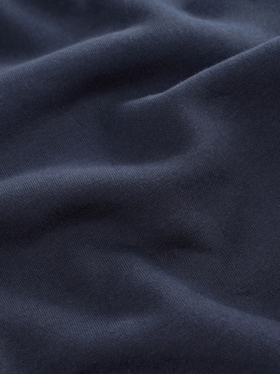Donkerblauw - Normale Pasvorm - Heavyweight Cotton Rich Crew Neck Sweatshirt