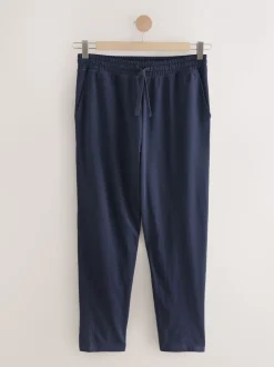 Donkerblauw - Open - Loopback Soft Touch Cuffed Joggers