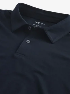 Donkerblauw - Polo met korte mouwen