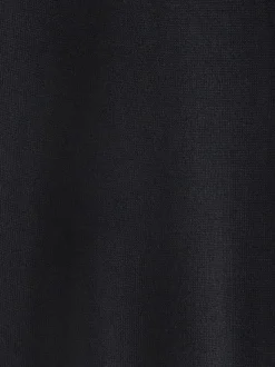 Donkerblauw - Regular-fit trui van puur katoen met ronde hals
