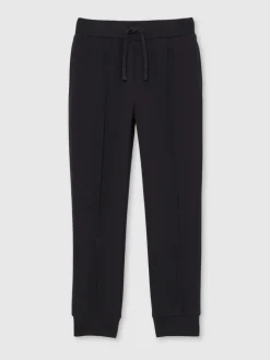 Donkerblauw - Reiss Premier Premium Interlock Drawstring Joggers