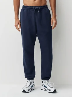 Donkerblauw - Relaxed fit - Slim Fit Brushback Heavyweight Joggers