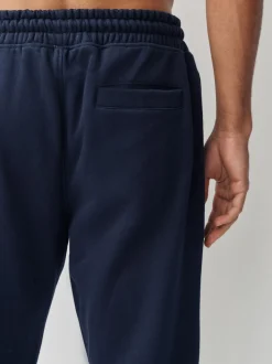 Donkerblauw - Relaxed fit - Slim Fit Brushback Heavyweight Joggers
