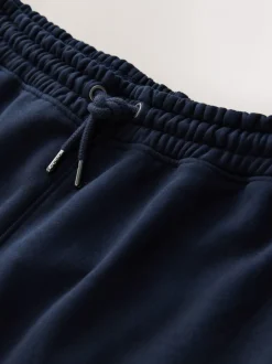Donkerblauw - Relaxed fit - Slim Fit Brushback Heavyweight Joggers