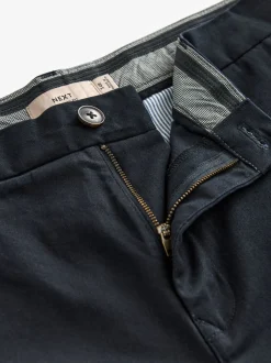 Donkerblauw - Relaxed fit - Stretchy chino