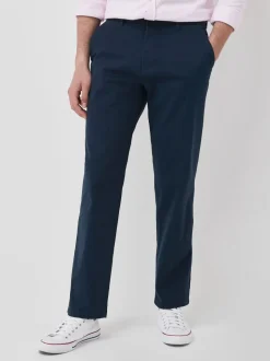 Donkerblauw - Relaxed fit - Stretchy chino