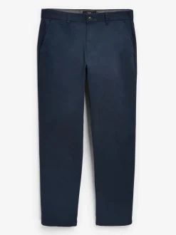 Donkerblauw - Relaxed fit - Stretchy chino