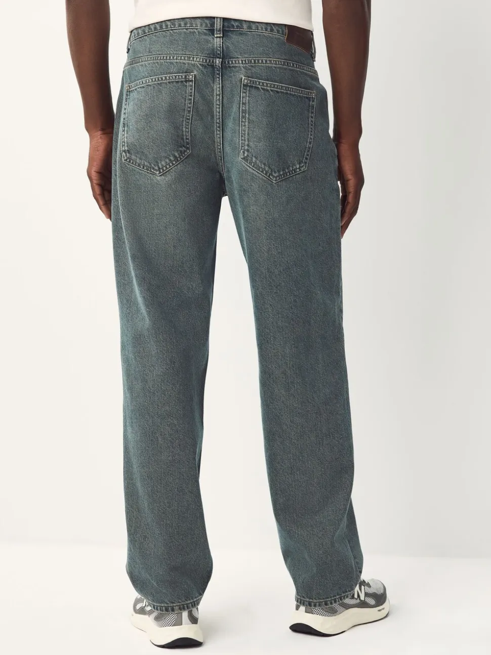 Donkerblauw - Relaxed fit - Vintage wash denim jeans