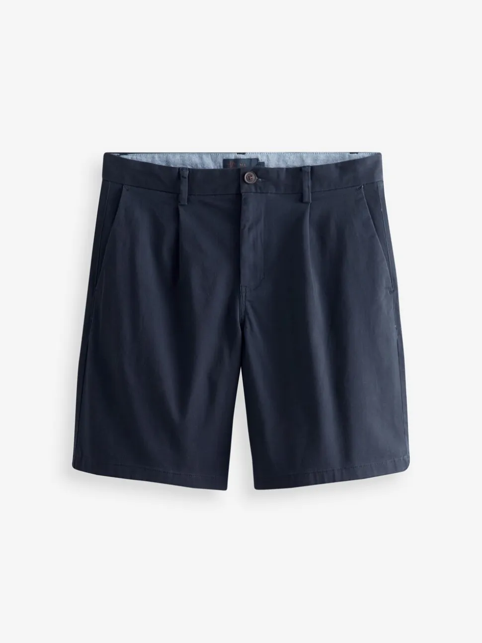 Donkerblauw - Relaxed fit - Chinoshort met stretch