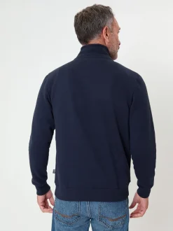 Donkerblauw - Saltwell Quarter Zip Sweatshirt
