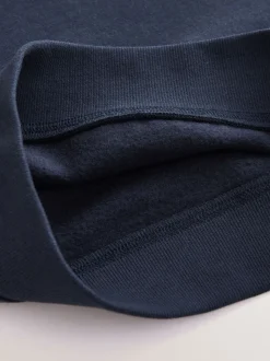 Donkerblauw - Schoolsweater met ronde hals (3-17jr)
