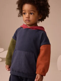 Donkerblauw - Set met hoodie en joggingbroek (3mnd -7jr)