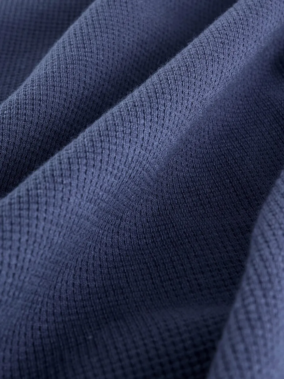 Donkerblauw - Set van T-shirt met textuur en korte mouwen en shorts (3 - 16 jr)