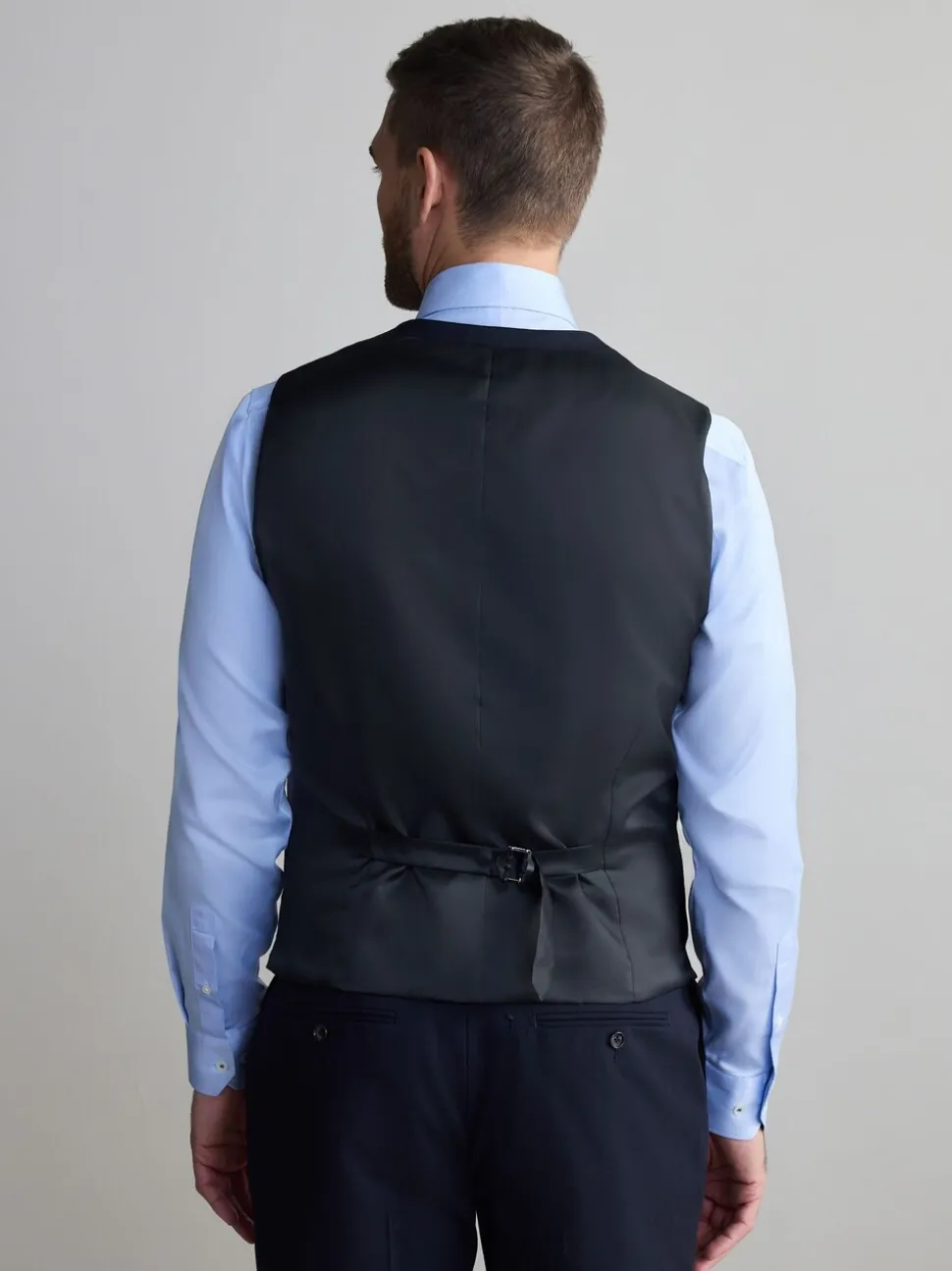 Donkerblauw - Signature Nova Fides wollen gilet
