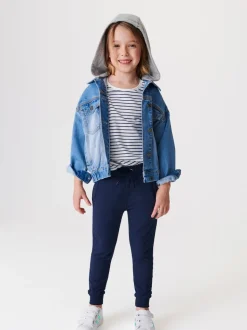 Donkerblauw - Skinny-fit joggingbroek (3 - 16 jr)
