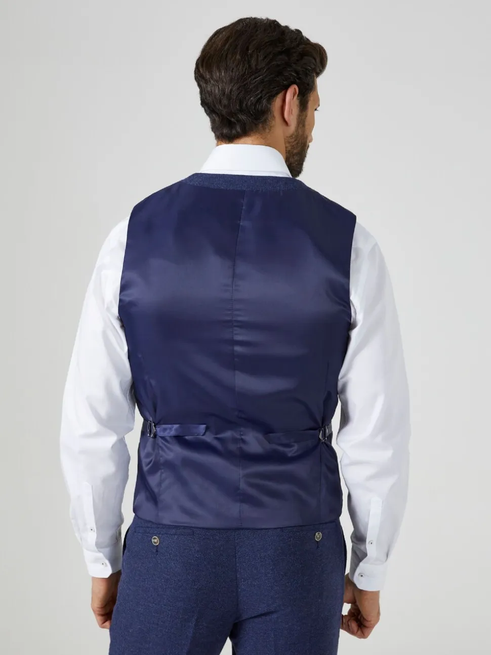 Donkerblauw - Skopes Jude maatsnit getailleerd vest