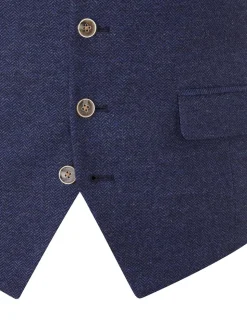 Donkerblauw - Skopes Jude maatsnit getailleerd vest