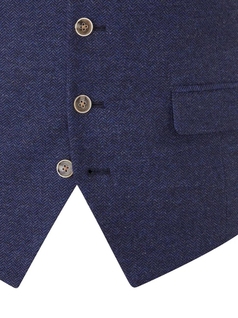 Donkerblauw - Skopes Jude maatsnit getailleerd vest