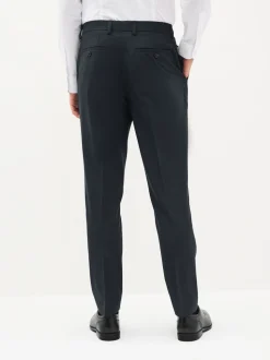 Donkerblauw - Slim Fit - Chique stretchy broek
