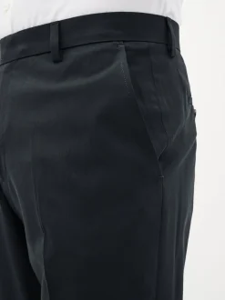 Donkerblauw - Slim Fit - Chique stretchy broek