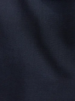 Donkerblauw - Slim Fit - Signature Nova Fides 100% Italian Wool Suit Jacket
