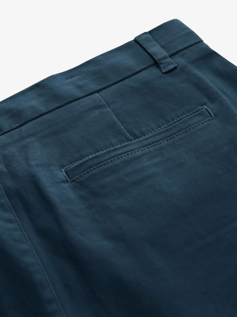 Donkerblauw - Slim Fit - Stretchy chino