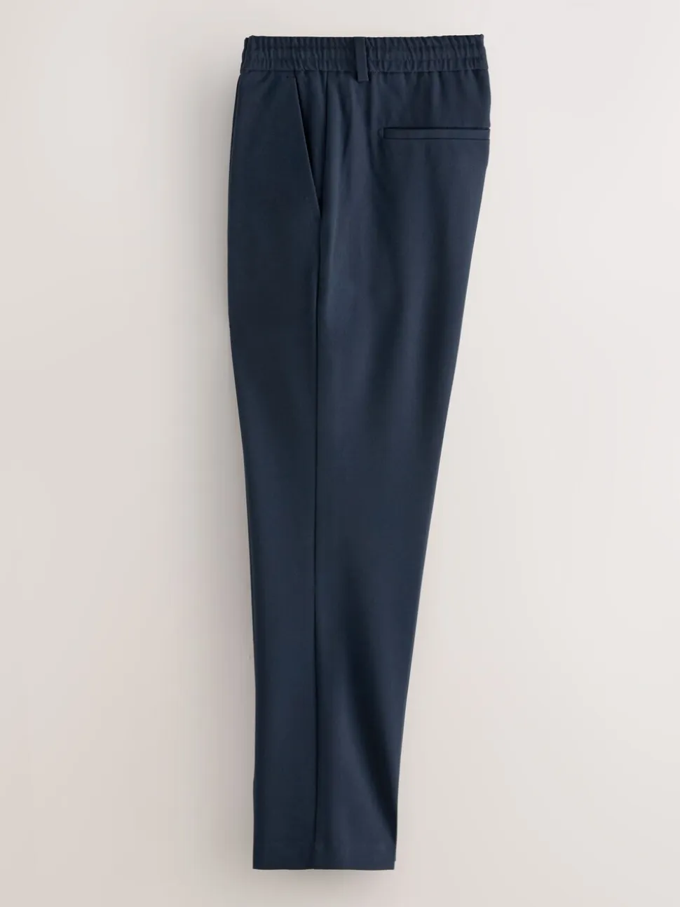 Donkerblauw - Slim fit stretchy Broeken met intern trekkoord