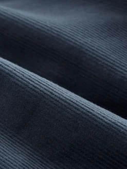 Donkerblauw - Slim-fit corduroy colbert