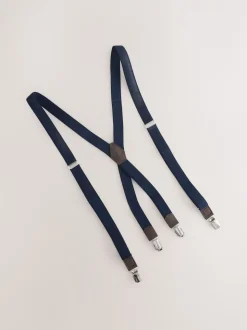 Donkerblauw - Smalle bretels