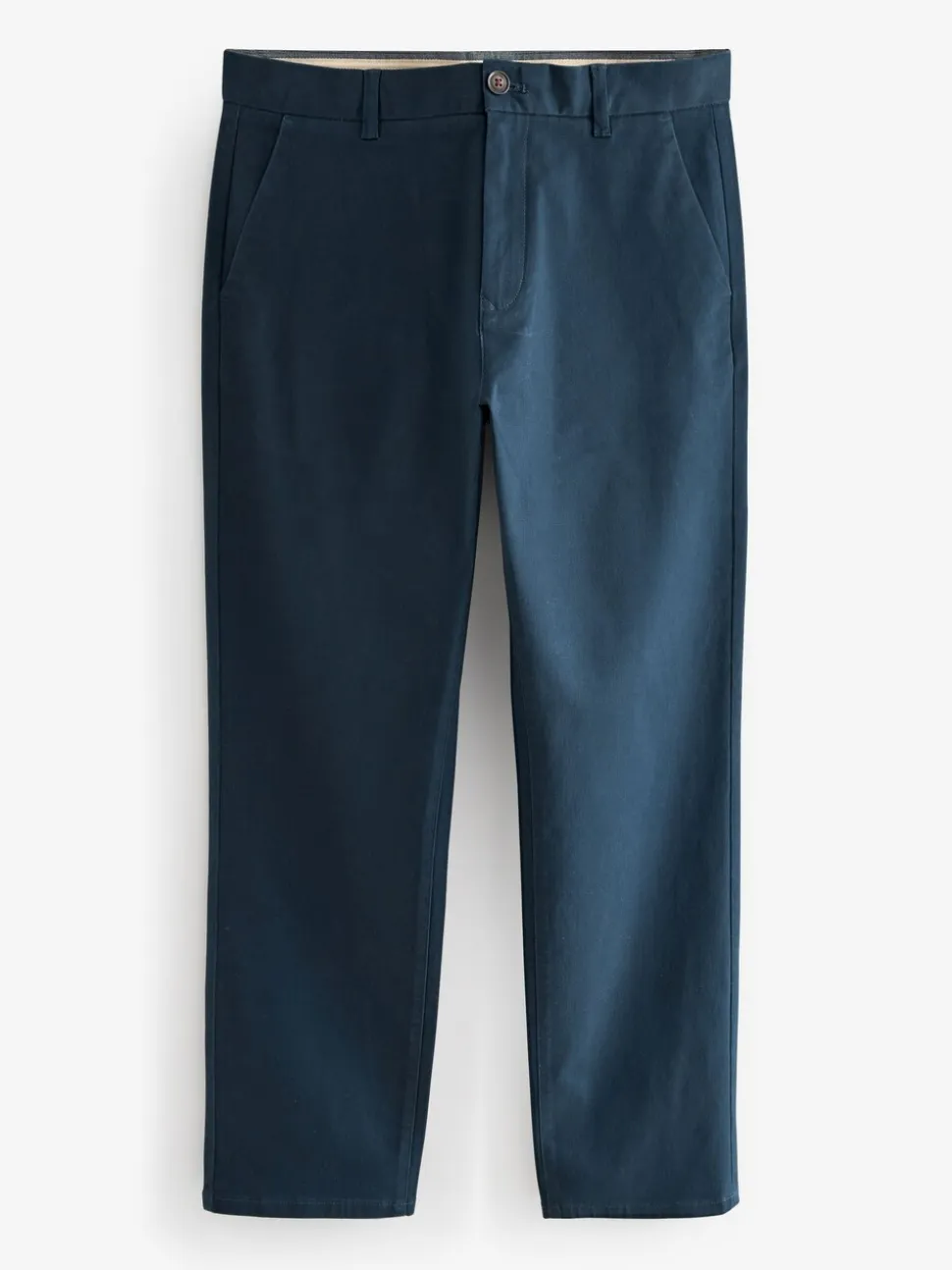Donkerblauw - Straight fit - Stretchy chino