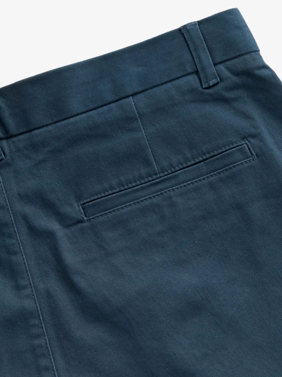 Donkerblauw - Straight fit - Stretchy chino