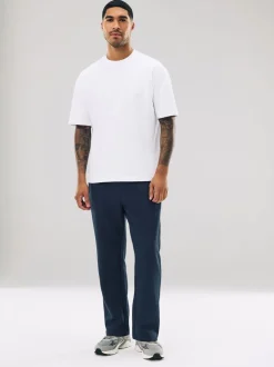 Donkerblauw - Straight fit - Relaxed Fit Brushback Heavyweight Joggers