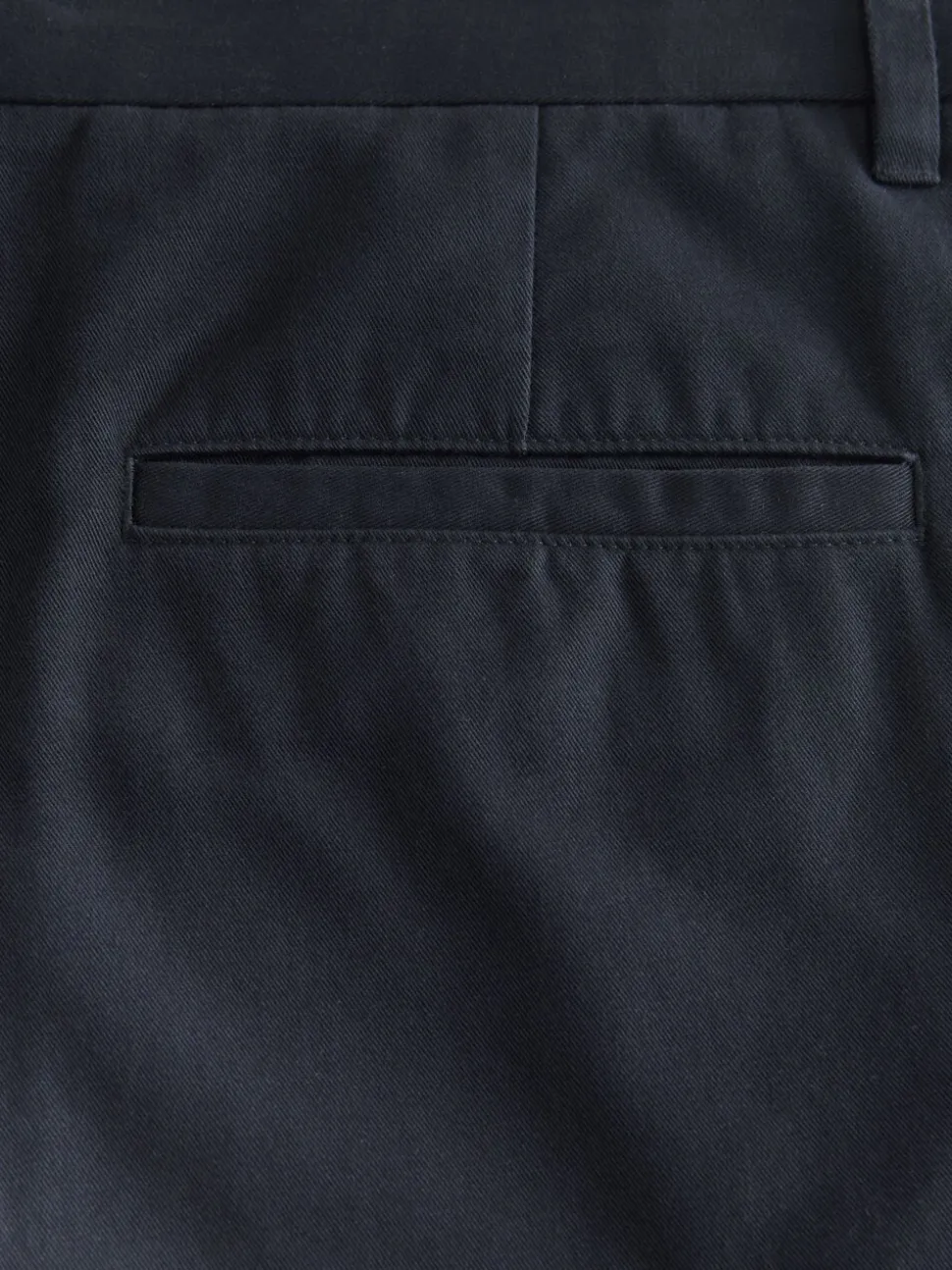 Donkerblauw - Straight fit - Stretchy chino