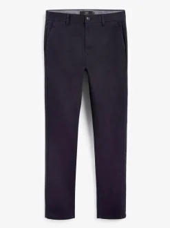 Donkerblauw - Strakke Pasvorm - Stretchy chino