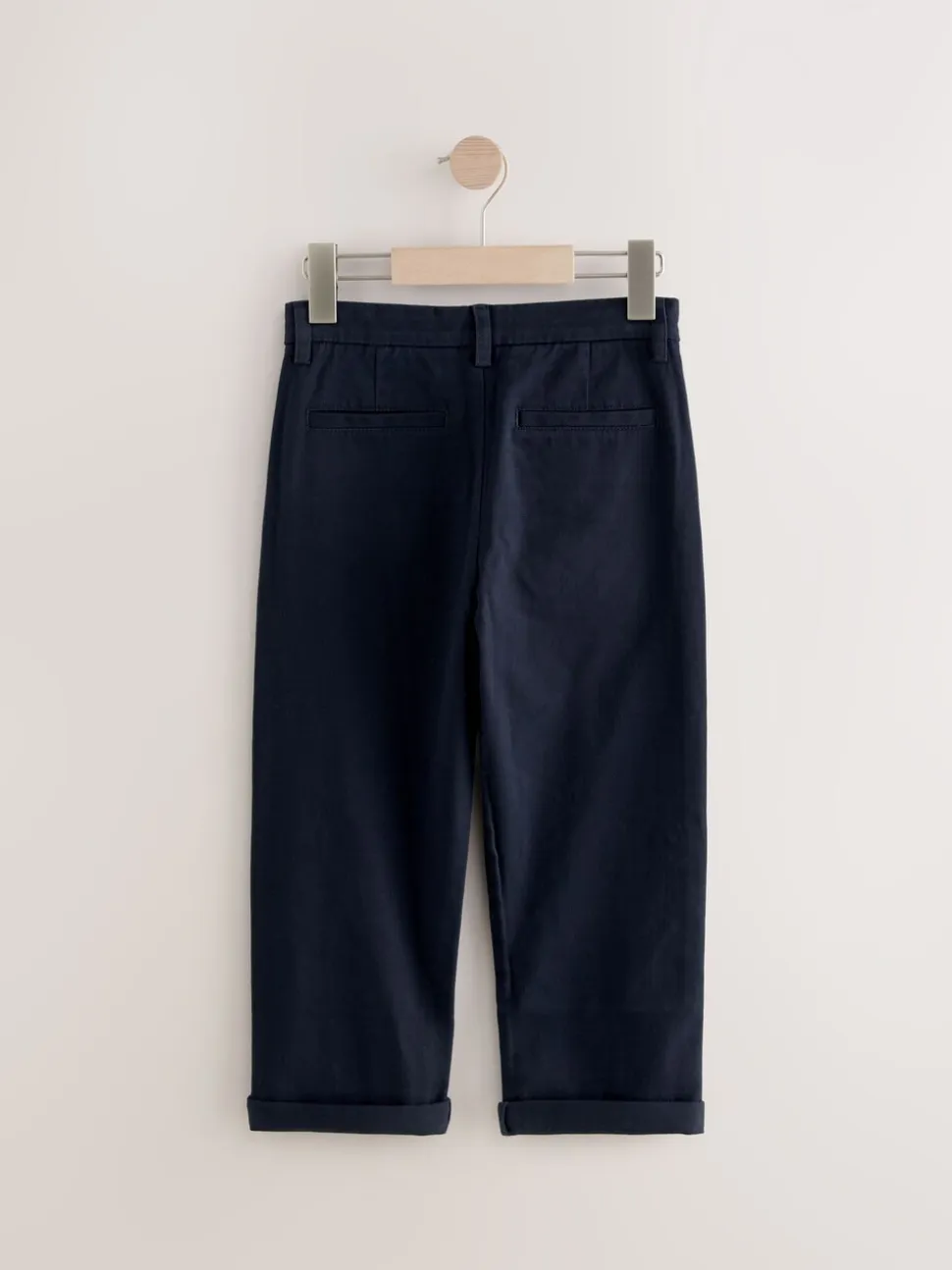 Donkerblauw - Stretchy chino's (3-17jr)