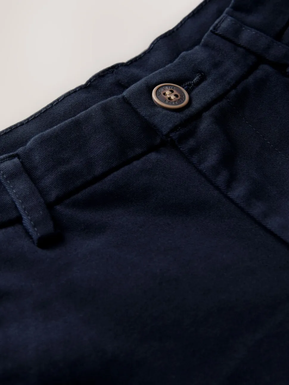 Donkerblauw - Stretchy chino's (3-17jr)